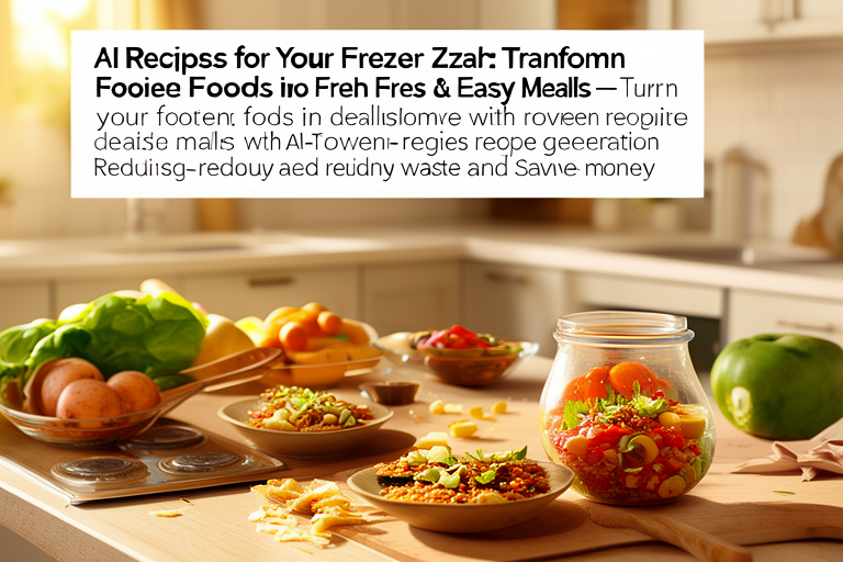 AI Recipes for Your Freezer Stash: Transform Frozen Foods into Fresh & Easy Meals