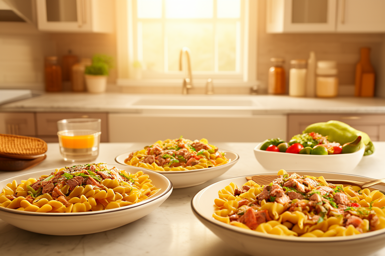 AI to the Rescue: Delicious Dinners from Canned Tuna & Pasta