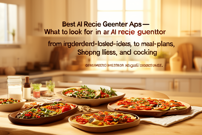 Best AI Recipe Generator Apps
