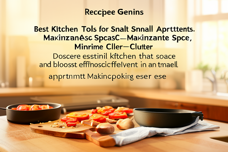 Best Kitchen Tools for Small Apartments: Maximize Space, Minimize Clutter