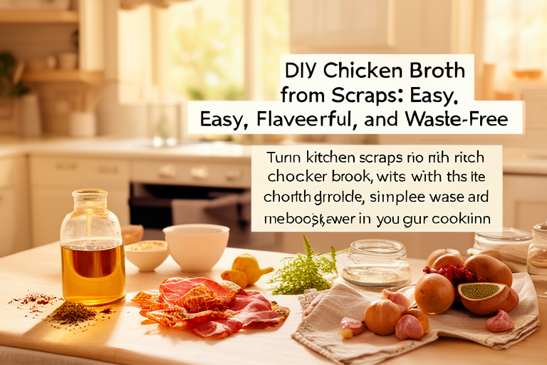 DIY Chicken Broth from Scraps: Easy, Flavorful, and Waste-Free