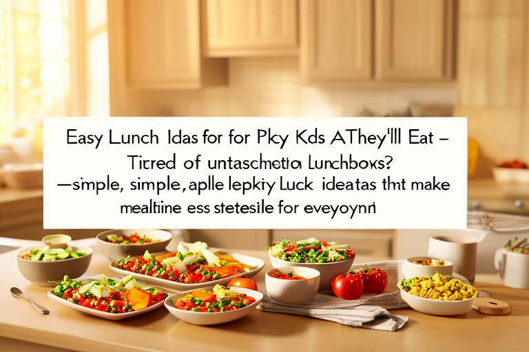 Easy Lunch Ideas for Picky Kids That They'll Actually Eat