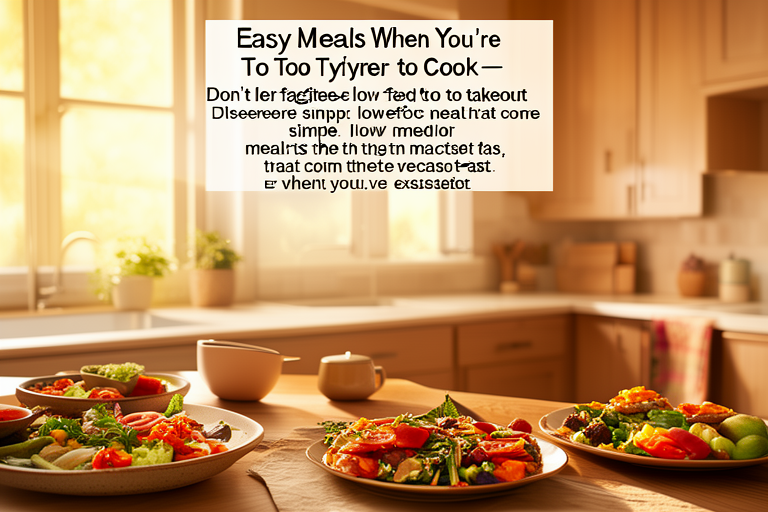 Easy Meals When You're Too Tired to Cook