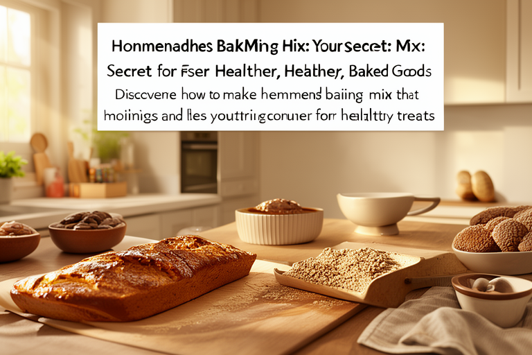 Homemade Baking Mix: Your Secret for Faster, Healthier Baked Goods
