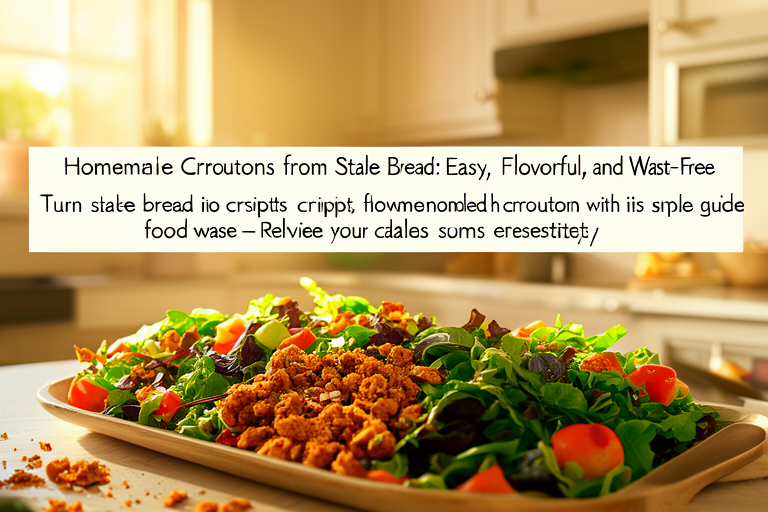 Homemade Croutons from Stale Bread: Easy, Flavorful, and Waste-Free