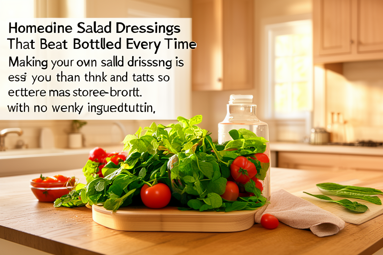 Homemade Salad Dressings That Beat Bottled Every Time