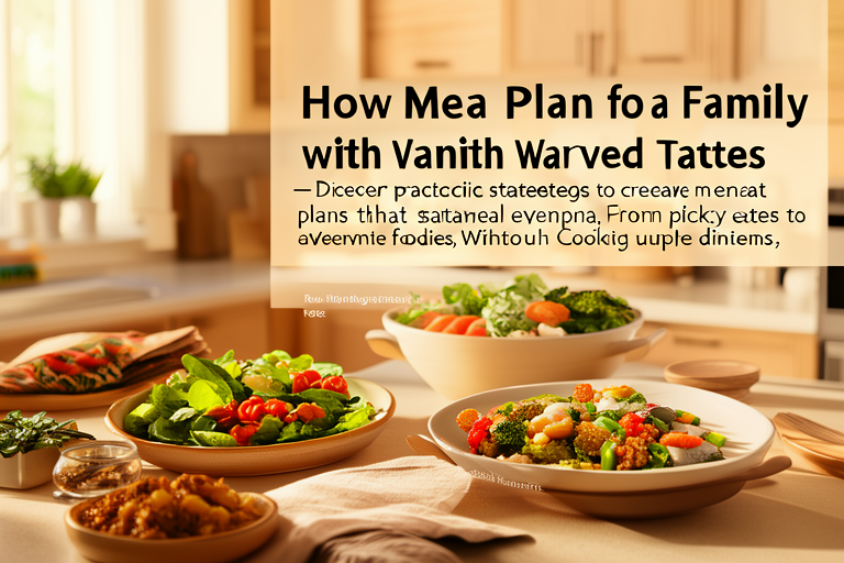 How to Meal Plan for a Family with Varied Tastes