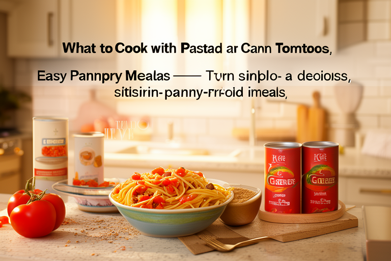What to Cook with Pasta and Canned Tomatoes: Easy Pantry Meals