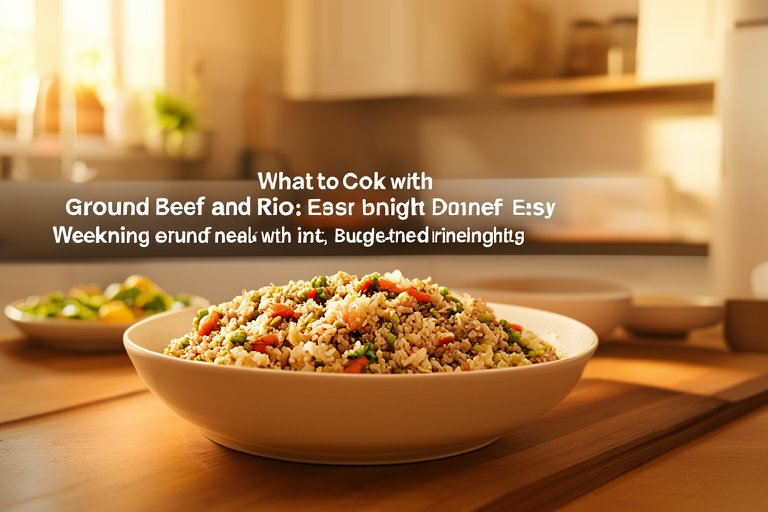 What to Cook with Ground Beef and Rice: Easy Weeknight Dinners