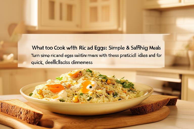 What to Cook with Rice and Eggs: Simple & Satisfying Meals
