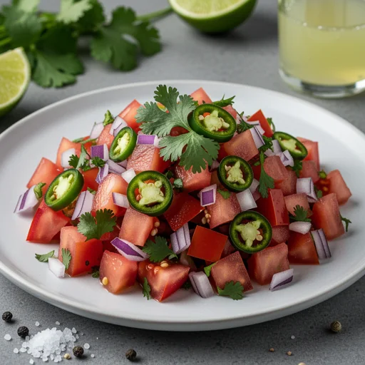 Fresh-Prep Pico de Gallo finished dish