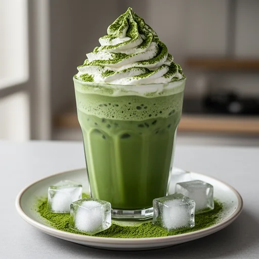 Matcha Green Tea Frappuccino finished dish