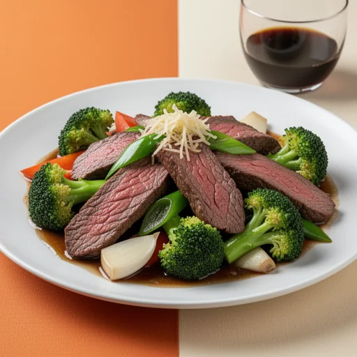Beef with Broccoli Stir-fry finished dish