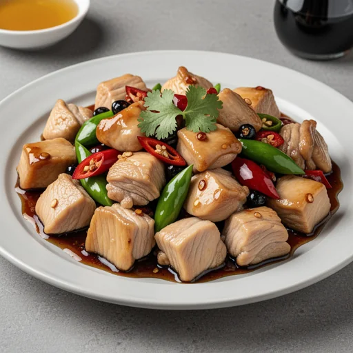 Authentic Kung Pao Chicken finished dish