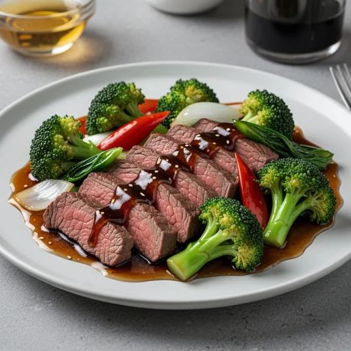 Beef with Broccoli finished dish