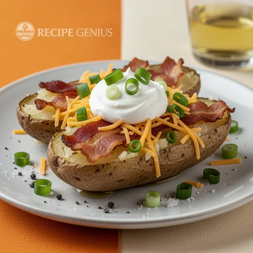 Loaded Potato Skins finished dish